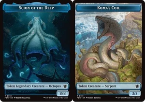 Scion of the Deep // Koma's Coil Doubled-Sided Token - TCG - UNGRADED - Picture 1 of 1