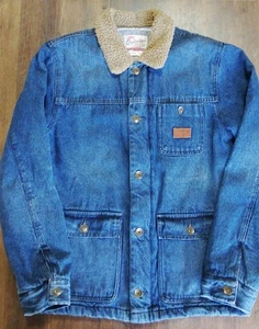 Quicksilver Denim Boa Jacket G-Jacket L - Picture 1 of 7