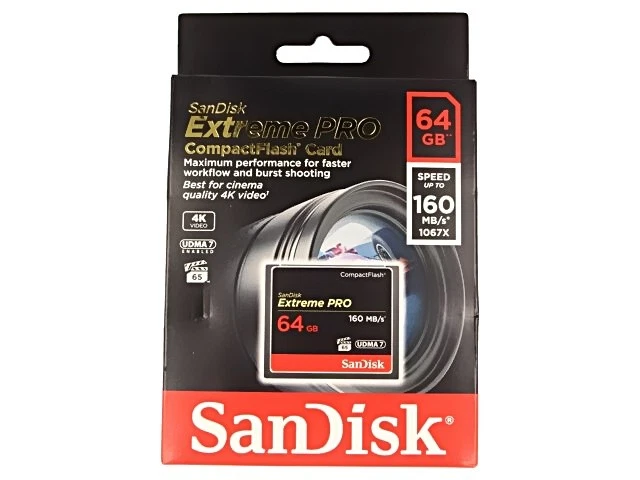 SDCFXPS-064G-X46 Memory Card Extreme Pro Compact Flash R: 160MB/s W: 150MB/s S - Image 1 of 1