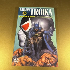 OOP BATMAN Troika Rare TPB 25th Anniversary Edition Knightfall Knightquest Bane - Picture 1 of 2
