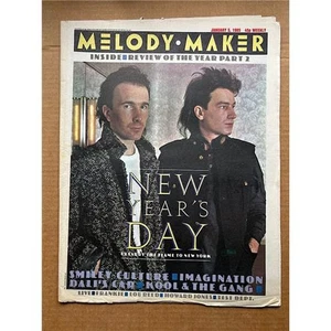 U2 MELODY MAKER MAGAZINE JANUARY 5 1985 - U2 COVER WITH MORE INSIDE UK - Picture 1 of 1