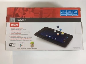 RCA tablet 8gb, android 4.2x jelly bean, black 7in . - Picture 1 of 13