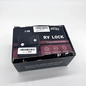 Cerradura de puerta doble de viaje Motor King negro de protección múltiple para autocaravana caja abierta - Imagen 1 de 2