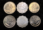 Iraq 3 Coins Set 5, 25, 50 Fils UNC World Coins