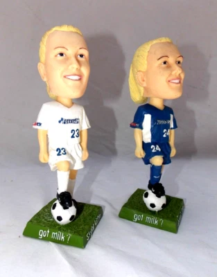 罕见老式 Got Milk Jacqui/Skylar Little Washington Freedom 足球摇头公仔 — 第 1/4 张图片