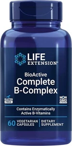 BioActive Complete B-Complex 2X60 caps Life Extension Inositol/P-5-P/methyl - Picture 1 of 6