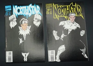 Run of 2 Northstar Vol. 1 Comics #1 und 2 (Marvel, 1994) 9,6 NM+ - Bild 1 von 2