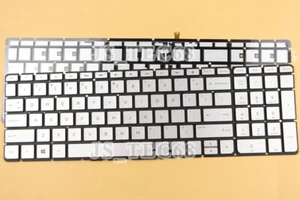 for HP ENVY X360 m6-aq000 15-aq000 15-as000 15-as100 Keyboard Silver BACKLIT - Bild 1 von 4