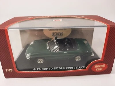 Maxi Car Alfa Romeo Spider 2000 Veloce verde 1974 1/43 20012 - Immagine 1 di 2