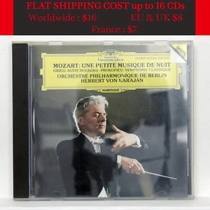 KARAJAN ⸺ MOZART Eine Kleine Nachtmusik K.525 ⸺ DGG CD full silver NM - Imagen 1 de 2