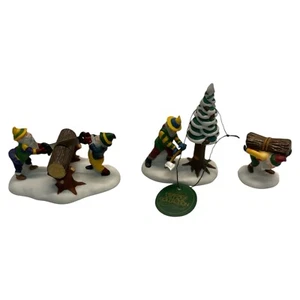Heritage Village Collection Woodsmen Elves Set Of 3 #5630-8 - Picture 1 of 8