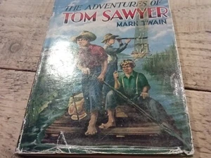 Vintage Mark Twain Adventures of Tom Sawyer Dean's Classics Hardback W/ DJ - Picture 1 of 7