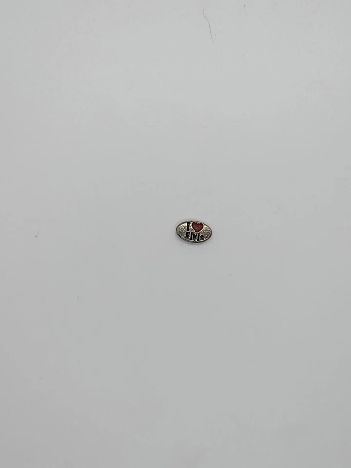 I Love Elvis Floating Charm #170 For Your Origami Owl Necklace Free Shipping - Image 1 of 1