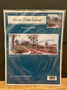 JEANETTE CREWS Gum Tree Lane Counted Cross Stitch by Fiona Jude FJ-1001-K RARE - Picture 1 of 3