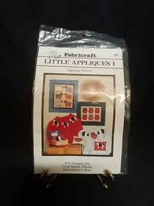 1988 Fabricraft "Little Appliques I" Five Designs for Little Quilts, Pillows, et - Picture 1 of 2