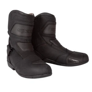 Spada Braker CE Motorcycle boots Water Proof Black - Picture 1 of 2