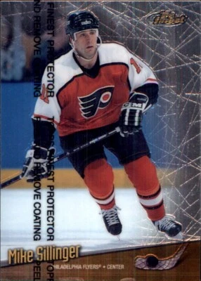 1998-99 Topps Finest #28 Mike Sillinger PHILADELPHIA FLYERS - Image 1 of 2