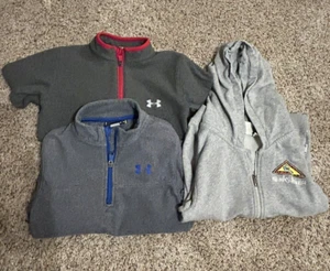 3 Under Armour Quiksilver Jóvenes Niños 1/4 Cremallera Polar Sudadera con Capucha Cremallera 7 - Imagen 1 de 8