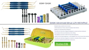 Kit de elevación de senos dental avanzado DASK taladros tapones instrumento de elevación de implantes - Imagen 1 de 34