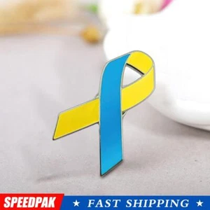 Ukraine Flagge Band Design Brosche Anstecknadel Abzeichen Legierung M2L4 - Bild 1 von 6