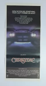 Christine 1983 Stephen King Keith Gordon Australian Daybill Cinema Poster - Picture 1 of 1