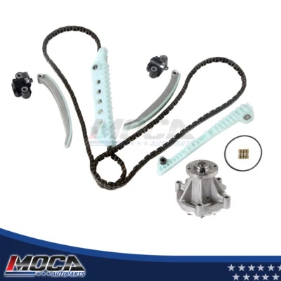 Kit de corrente de distribuição bomba de água ajuste 00-02 Ford Crown Victoria Mercury Grand Marquis - Imagem 1 de 4