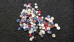 155 Buttons assorted mixed color and sizes bulk Mixed Button lot - Picture 1 of 5