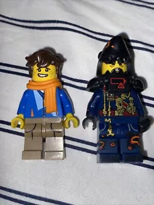 2 Lego Minifigs Lego Ninjago Movie Jay Walker COLTLNM06 Shark Army COLTLNM14 - Picture 1 of 2