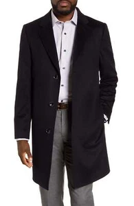 Abrigo Nordstrom Signature Darien Trim Fit Lana y Cachemira Talla 42L - Azul - Imagen 1 de 1