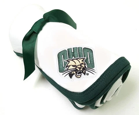 Ohio Bobcats Baby Receiving Blanket Cover