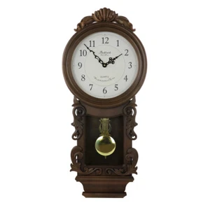 Bedford Clock Collection Bed-9002C Chestnut Chiming Pendulum Wall - Picture 1 of 1