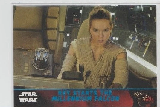 Star Wars The Force Awakens Series 1 Trading Card Blue Parallel #91 - Image 1 of 1