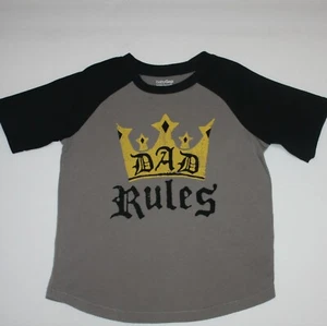 Gap Kids Boy's Dad Rules Graphic Tee Top Shirt size 5 - Picture 1 of 2