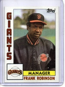1984 TOPPS #171 FRANK ROBINSON SAN FRANCISCO GIANTS (MANAGER & HALL OF FAMER) - Picture 1 of 2