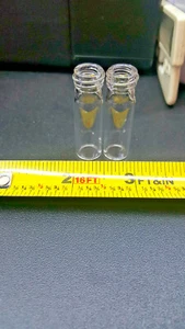 613-Labor Röhrchen Glas Typ 1 Feuerstein medizinische Testschraube Schule Aufbewahrung USA - Bild 1 von 11