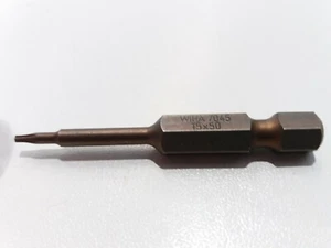 Bit driver Torx Wiha T5 x 50 Torx 7045Z T5 bit 7045 Z - Foto 1 di 1
