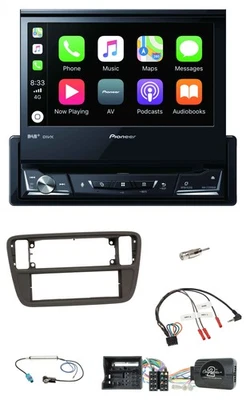 Pioneer DVD Bluetooth DAB USB Lenkrad Autoradio für Seat Mii Skoda CitiGo 11-16 - Bild 1 von 4