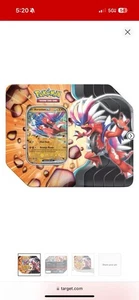 Pokemon Slashing Legends Factory Sealed Tin Koraidon ex 5 Packs  - Bild 1 von 4