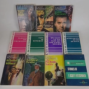 F. Scott Fitzgerald Paperback Lot of 11 The Scribners Library Vintage - Picture 1 of 11