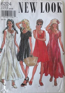 New Look 6224 Misses Dresses Sewing Pattern Sz 8-18 - Picture 1 of 1