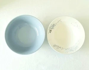 Two Pfaltzgraff Winter Frost 10" Vegetable Serving Bowls Polar Bear Made In USA - Picture 1 of 8