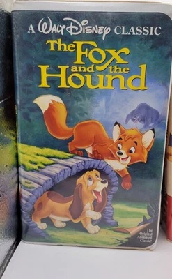 The Fox and the Hound VHS Walt Disney Black Diamond Classic Some Case Damage - Image 1 of 4