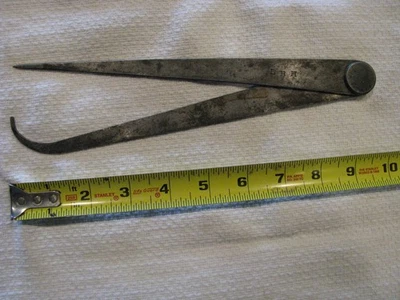 Vintage 10" außen festes Gelenk Flachbein Messschieber - Markenlos - Bild 1 von 2