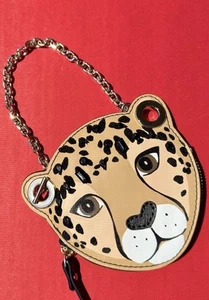 Portamonete Kate Spade Run Wild Leopard $ 119 P436 - Foto 1 di 7