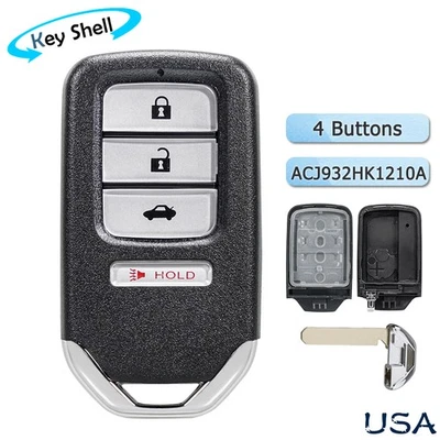 Чехол брелок дистанционный для Honda Pilot 2016 2017 2018 годов выпуска 4B ACJ932HK1210A - Изображение 1 из 4