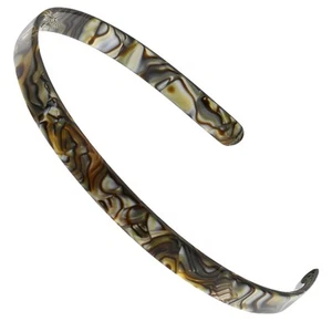 Paris CP2005 French Headband for Women, Handmade Onyx, Strong Hold Grip Women... - Picture 1 of 7