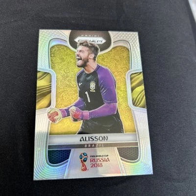 2018 Panini Prizm World Cup ALISSON Silver Prizm #37 Brazil & Liverpool Star ⭐️ - Image 1 of 4