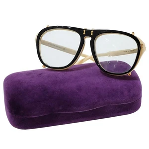 Gafas de sol GUCCI GG0128S marfil negro acetato abatibles para mujer 790 - Imagen 1 de 10
