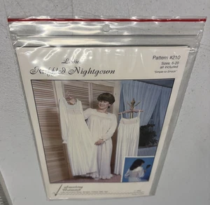 De Colección Nuevo Camisón Smocking Ilimitado Costura Patrón 210 Damas Volantes Talla 6-20 - Imagen 1 de 5