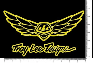 TLD Troy Lee Designs Wings Die Cut 10" Team Sticker Motocross Decal - Picture 1 of 11